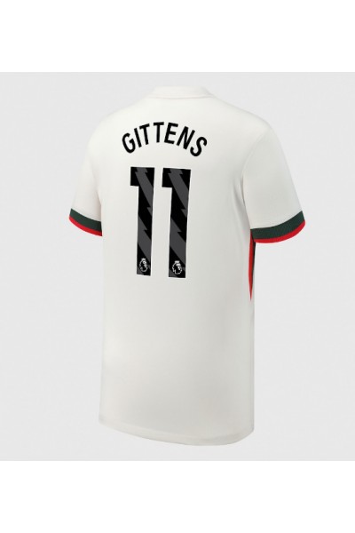 Chelsea Jamie Gittens #11 Jalkapallovaatteet Vieraspaita 2025-26 Lyhythihainen Chelsea Jamie Gittens #11 Jalkapallovaatteet Vieraspaita 2025-26 Lyhythihainen